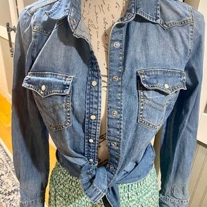 Jcrew Denim Top
